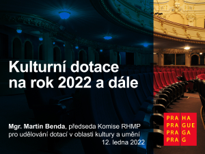 prezentace Kulturní dotace na rok 2022