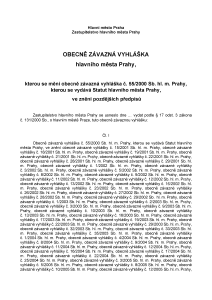 Statut - návrh vyhlášky