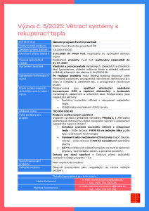 Výzva č. 5_2025_Větrací systémy s rekuperací tepla