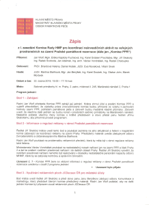 2117979_Zápis z 1.Komise Rady HMP pro koordinaci neinvestičních aktivit na veřejných
