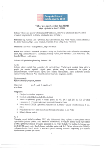 Zápis z 1. jednání ze dne 17. 5. 2016