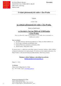 240531-Pozvánka-Setkání pěstounských rodin v Zoo Praha