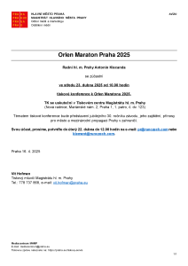 250416 - Avízo  - Maraton 2025