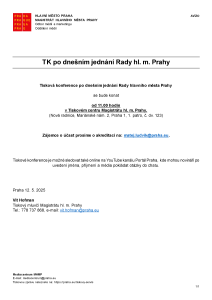 250512 - Avízo  -  TK po jednání RHMP