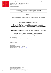 Kontroly pseudo-historických vozidel