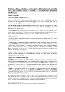 Dodatek k MD 1/2021 praktické příklady